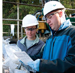 SRS employees in the field